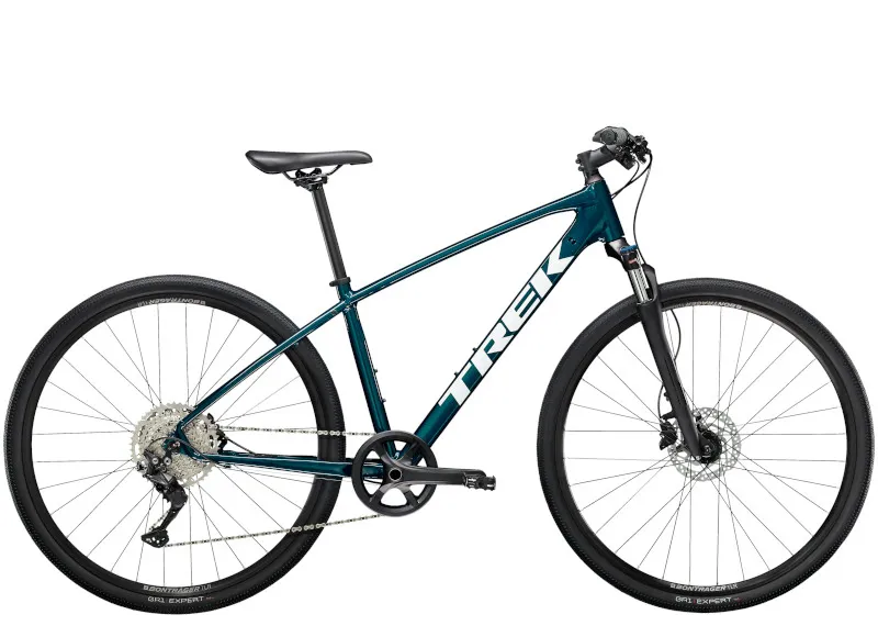 Trek Dual Sport 3 Hybrid Bike 2022 Dark Aquatic