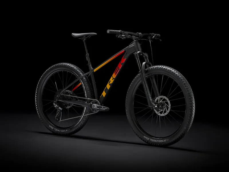 Trek Roscoe 8 Mens Hardtail MTB 2020 Black Red Marigold