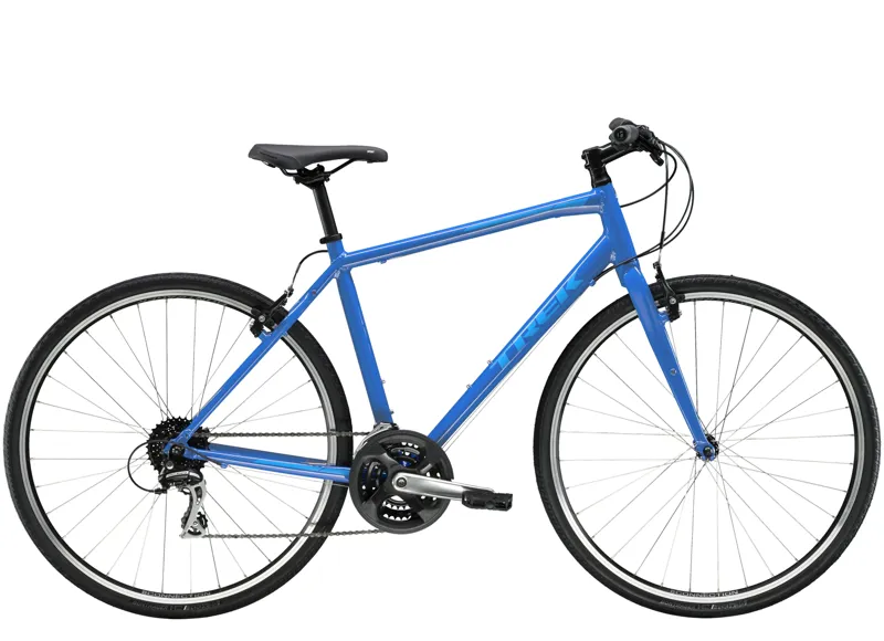 blue trek road bike